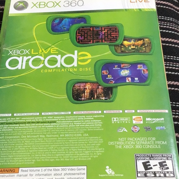 XBOX360 SEGA SUPERSTAR TENNIS. XBOX LIVE ARCADE COMPILATION DISC - Picture 3 of 10